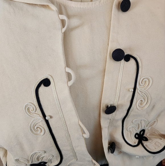 Vintage 50s vest blouse romper onesie - Picture 8 of 11